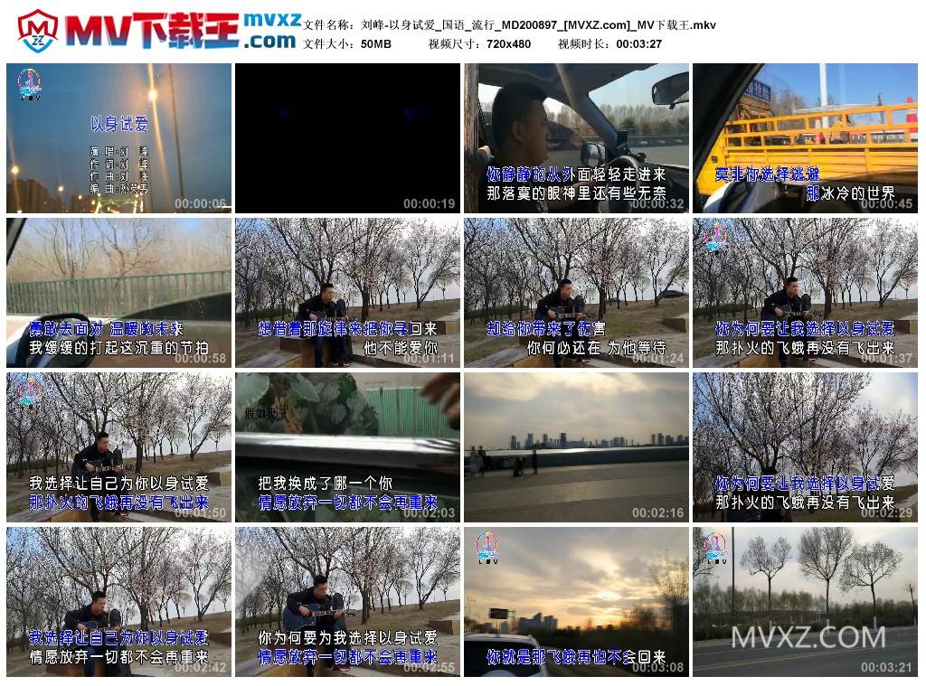 刘峰-以身试爱_国语_流行_MD200897